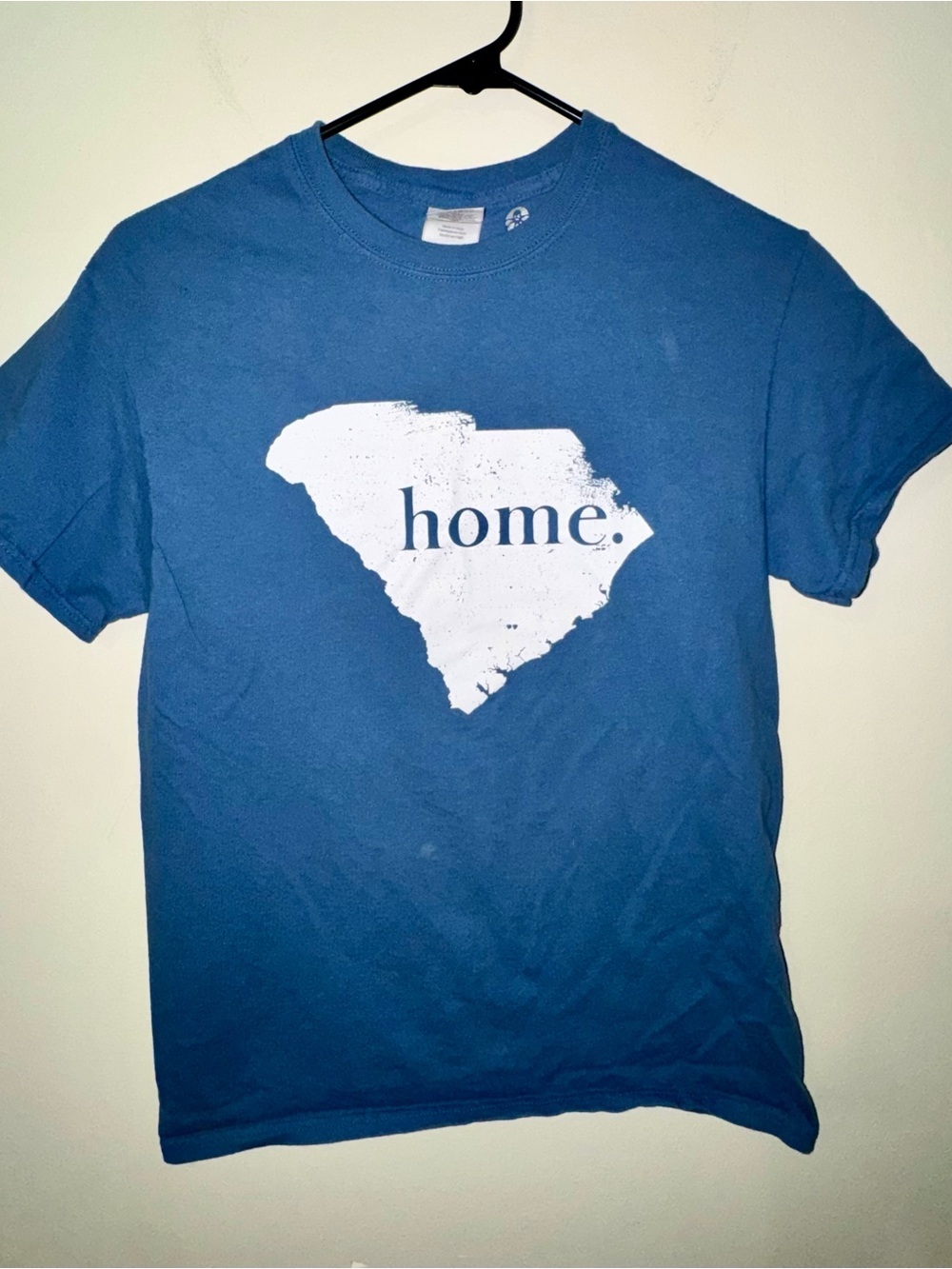 Blue "home." South Carolina State Graphic Tee